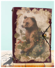 Load image into Gallery viewer, IOD Inspired Leather Passport Midori - Mahogany/Bear