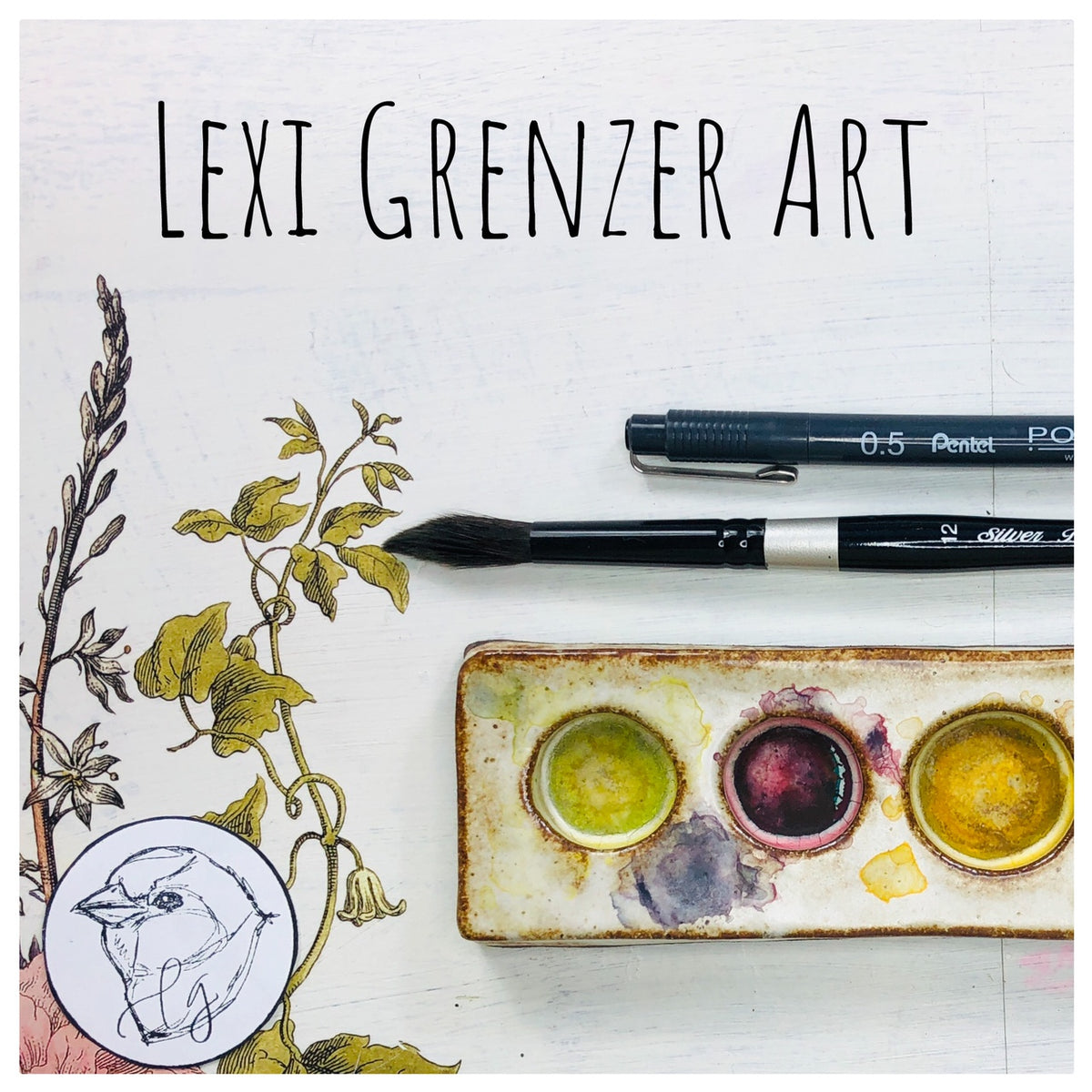 Lexi Grenzer on Instagram: Color swatching a new paint set, it's