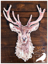 Load image into Gallery viewer, Winter Stag Wood Cutout