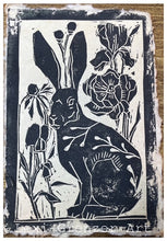 Load image into Gallery viewer, Woodland Series: Limited Edition Block Print - HARE