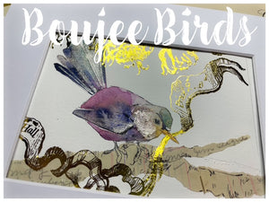 Boujee Birds: Watercolor & Mixed Media
