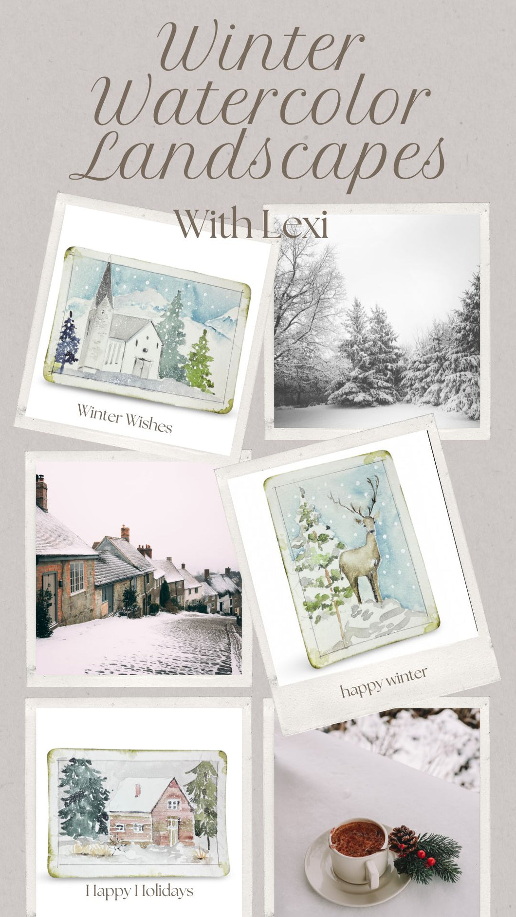 11/16: Winter Watercolor Landscapes with Lexi