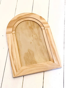 IOD Arched Wood Gallery Blank 11x16