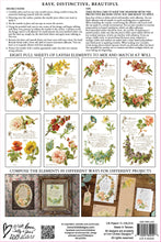 Load image into Gallery viewer, Love of Flowers Transfer  8 Pages, 8”x12”, Full Color
