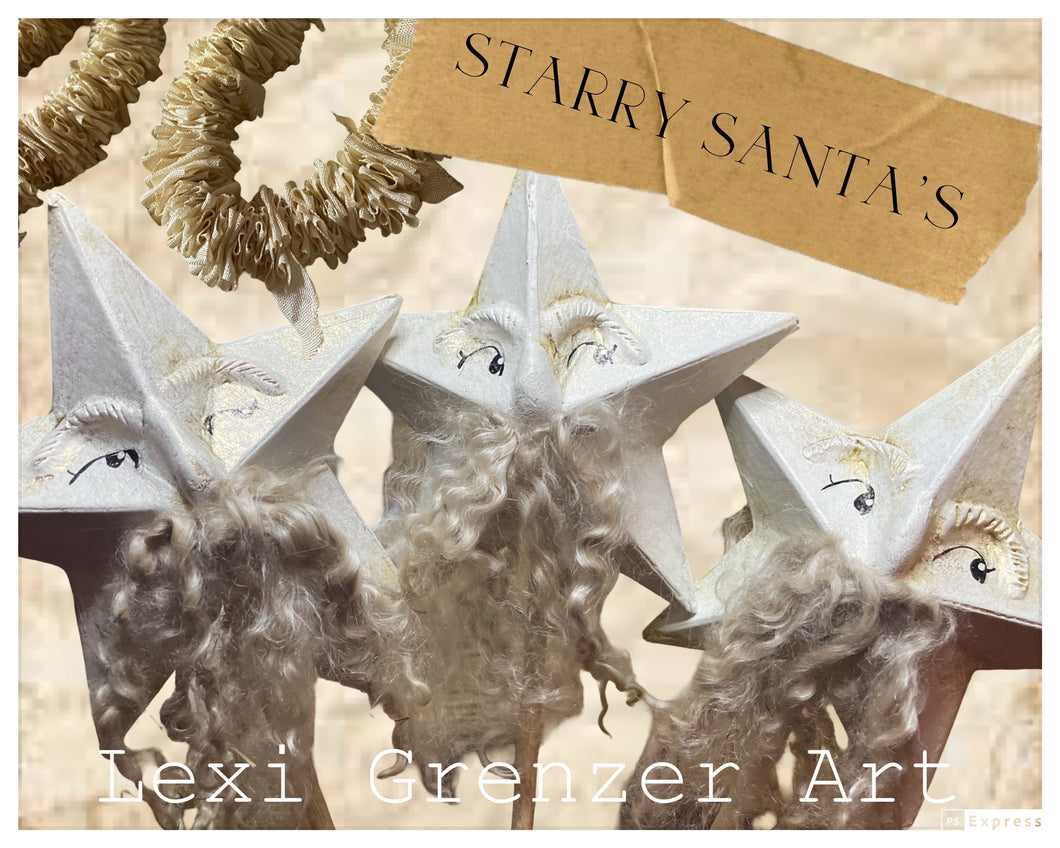 Pre-Order Starry Santa Wand/Party Stick