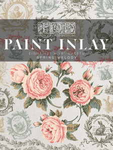 Spring Melody IOD Paint Inlay 12x16 Pad™ Q125