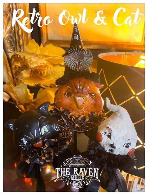 Paper Clay 101 – Owl & Cat Party Sticks