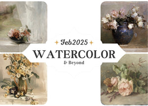 Watercolor & Beyond FEB 2025: Floral Edition