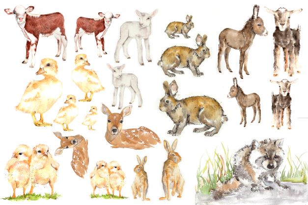 Roycycled Baby Animals by Lexi Decoupage Paper