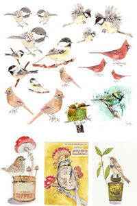 Roycycled Catalog of Birds by Lexi Decoupage Paper