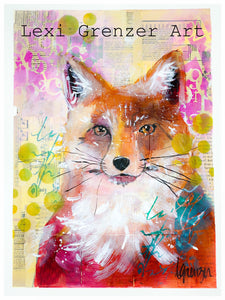 5/27 Mixed Media: Red Fox #2 by Lexi Grenzer